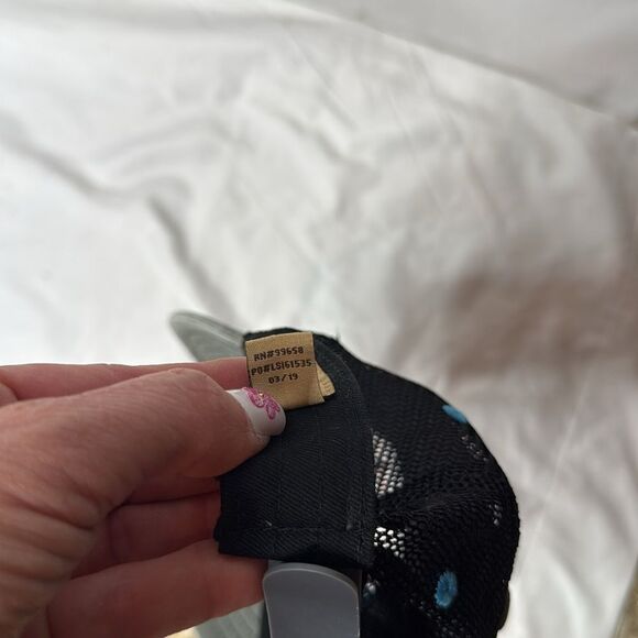 Blue 84 Tall Timber Black/Blue Mesh Trucker Cap. - Picture 7 of 7